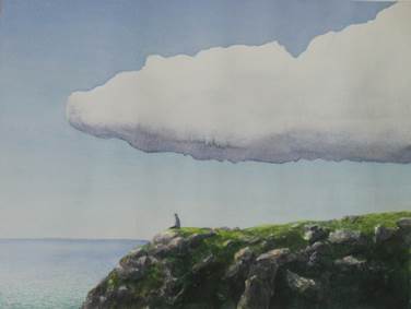 Laguna Y Nube - Tomás Sánchez art collectible - Main Image 1
