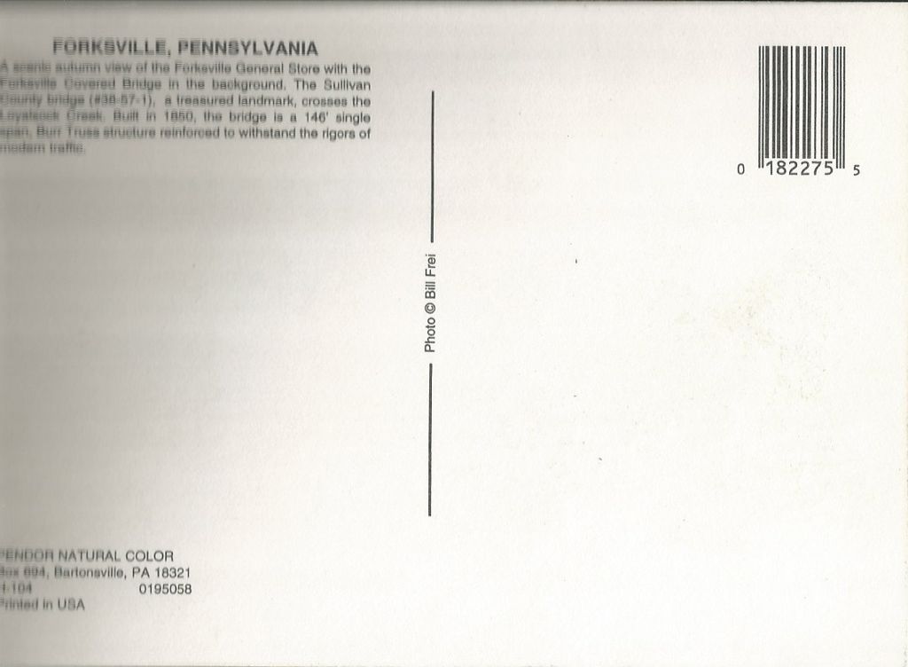 Pennsylvania - Forksville art collectible - Main Image 2