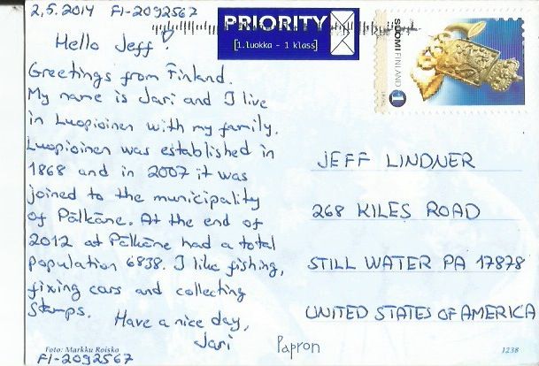 Finland - PostCrossing art collectible - Main Image 2