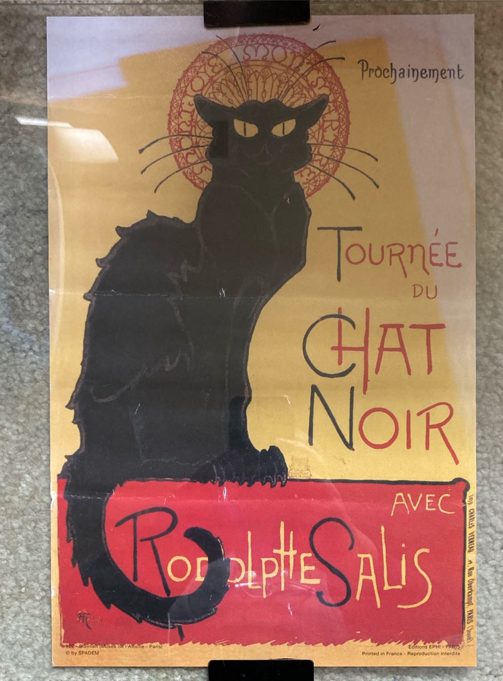 Tournée du Chat Noir de Rodolphe Salis - Théophile Steinlen art collectible - Main Image 3