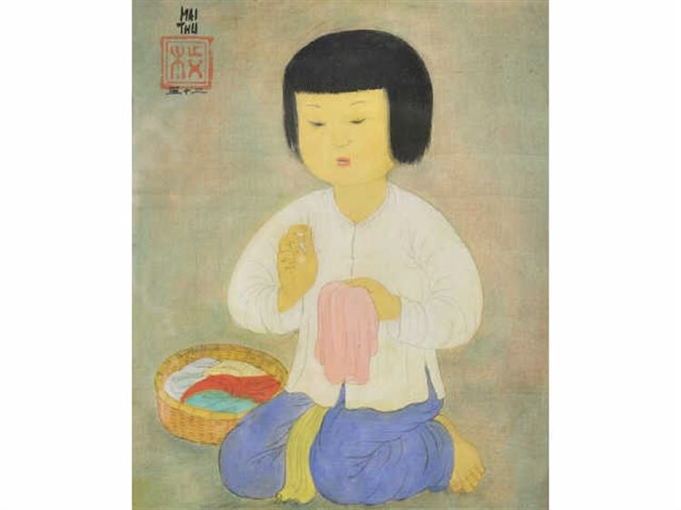 Polderlandschap met eendenfamilie