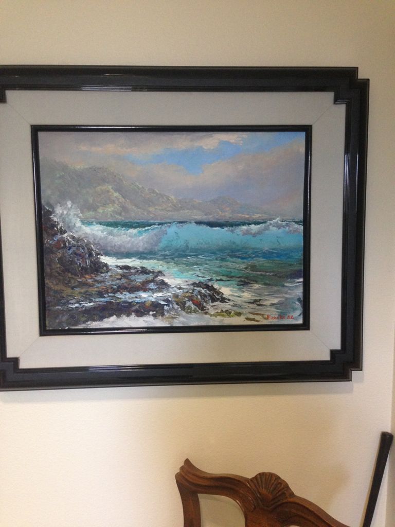 HAWAIIAN SEASCAPE (named By Owner) - FURUIKE art collectible - Main Image 2