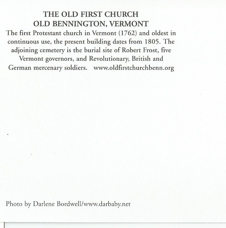 Vermont - Old Bennington art collectible - Main Image 2