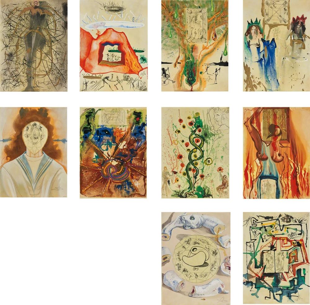 Alchemy Of A Philosopher 4 The Angel Of Alchemy - Salvador Dali art collectible - Main Image 2