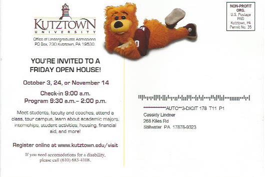 Advertising - Kutztown University art collectible - Main Image 2