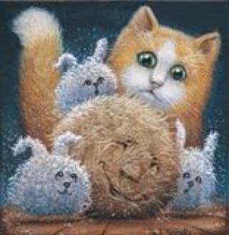 A Game Of Furball - Randal Spangler art collectible - Main Image 1