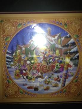 Here Comes Santa Paws - Randal Spangler art collectible - Main Image 1
