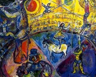Chagall “Circus Rider” - Marc Chagall art collectible - Main Image 1