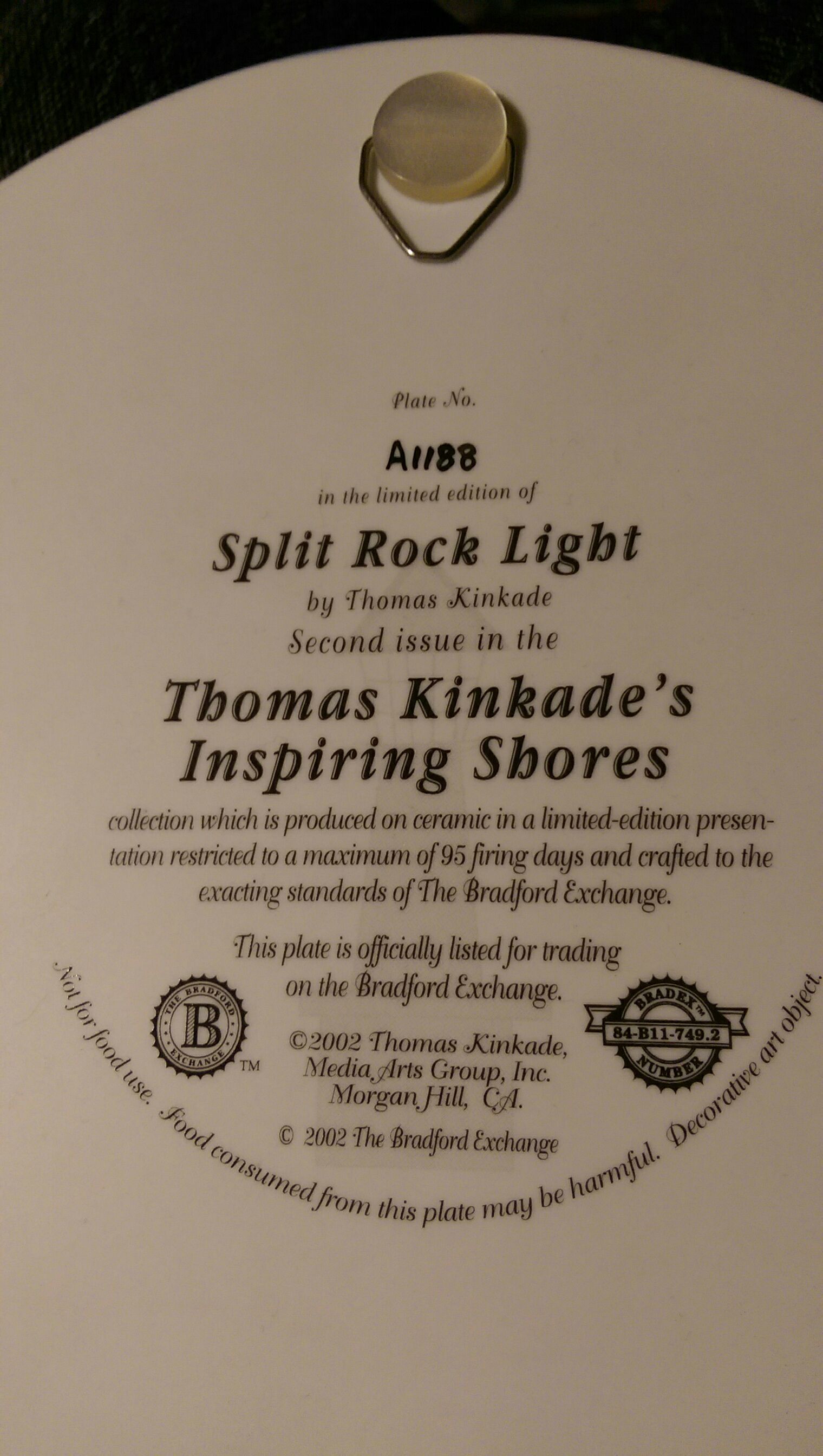 Split Rock Light - Thomas Kinkade’s Inspiring Shores - Thomas Kinkade art collectible - Main Image 2