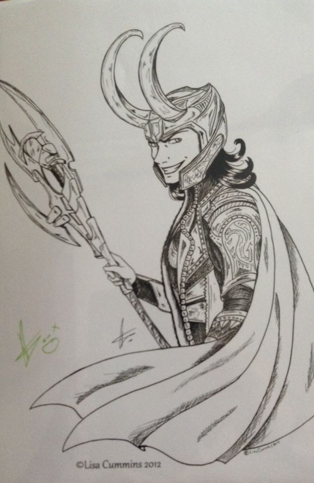 Loki - Lisa Cummins art collectible - Main Image 1