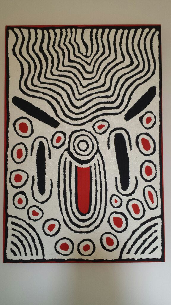 Waterhole Dreaming - Barbara Napangarti art collectible - Main Image 2