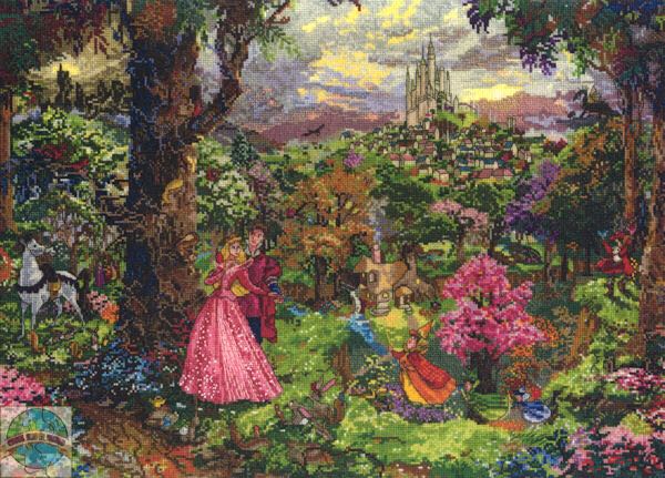 MCG - Sleeping Beauty - Thomas Kinkade art collectible - Main Image 1