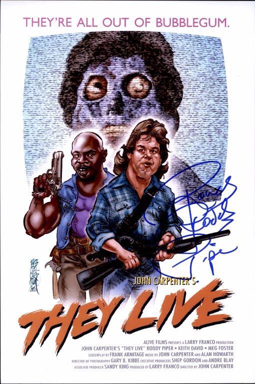 THEY LIVE MOVIE POSTER - Karl Heitmueller art collectible - Main Image 1