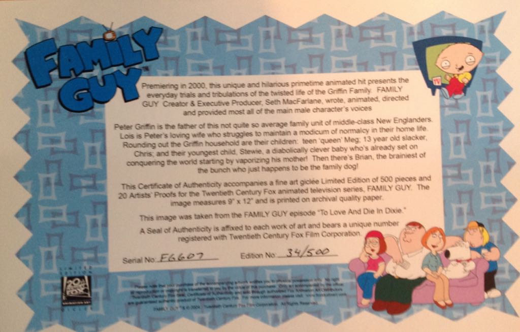 To Love And Die In Dixie - Twentieth Century art collectible - Main Image 2