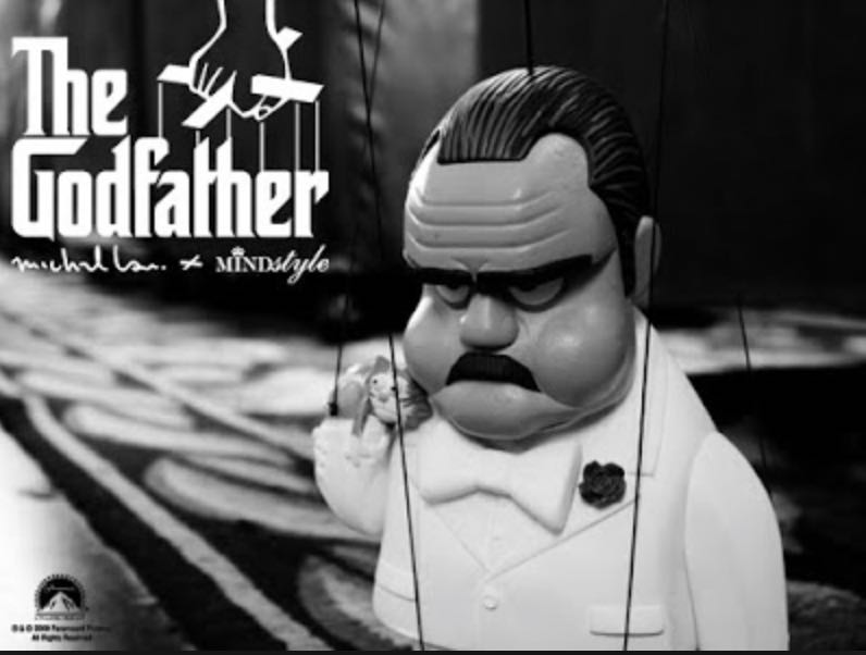 God Father 2.0 White - Michael lau art collectible - Main Image 2