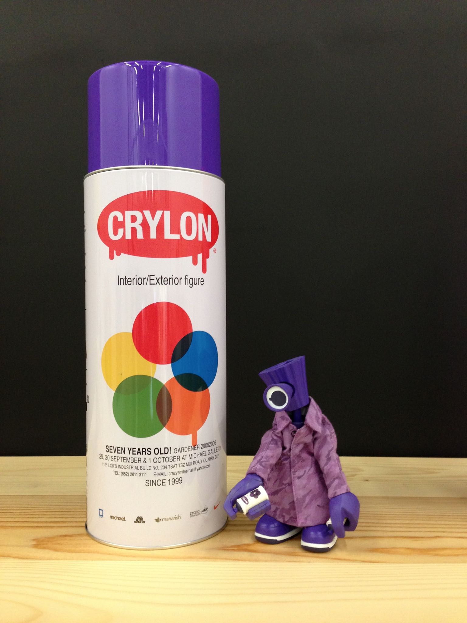 NY FAT Crylon & Tatoo Purple Set - Michael lau art collectible - Main Image 2