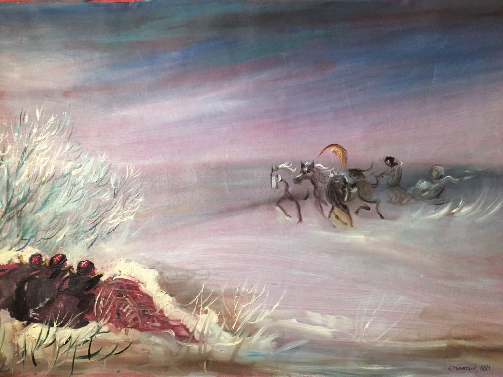 RED FISH PRINTED ART