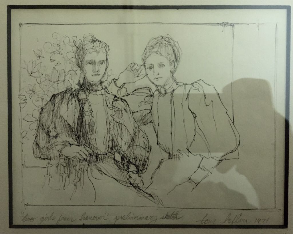 Two Girls From Hanover - Heflin, Tom art collectible - Main Image 2
