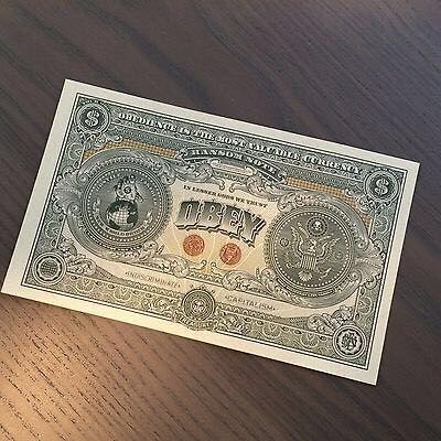 Shepard Fairey OBEY GIANT CURRENCY BILL 2-sided 2007 Print - Shepard Fairey art collectible - Main Image 2
