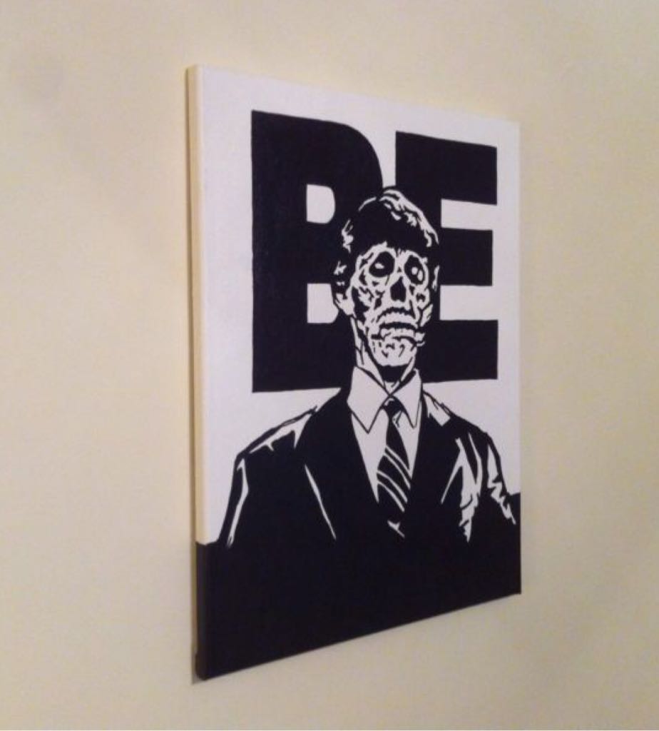 They Live Pop Art Tribute Painting - M. MacReady art collectible - Main Image 2