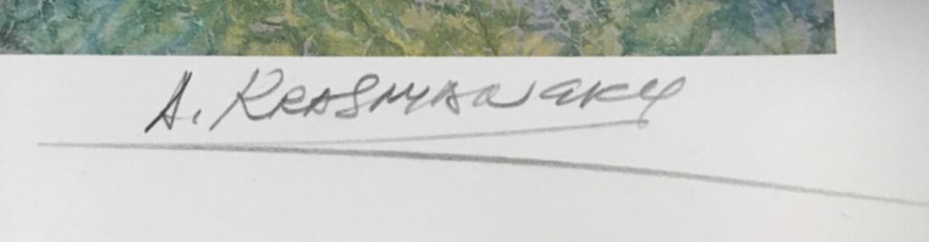 France On The River Rhone - Anatole Krasnyansky art collectible - Main Image 2