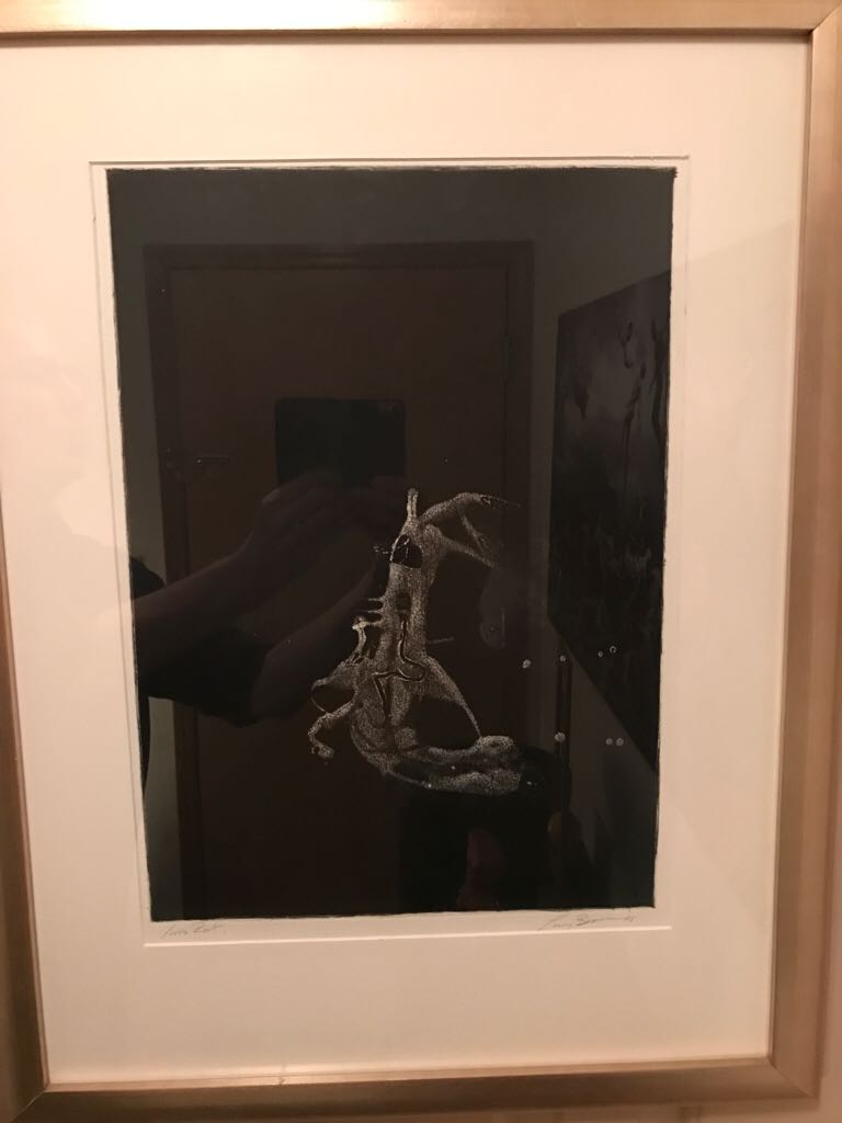 RED FISH PRINTED ART