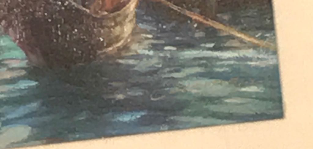 Italy Scene - Unknown - Illegible art collectible - Main Image 2