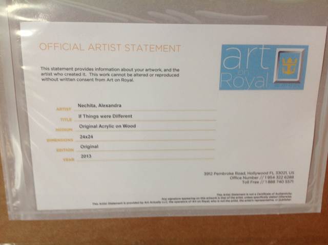 If Things Were Different - Alexandra Nechita art collectible - Main Image 2