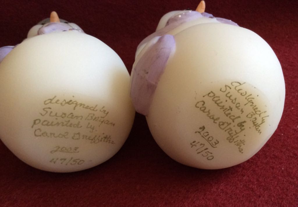 Snowman/Snowlady - Carol Griffiths art collectible - Main Image 2