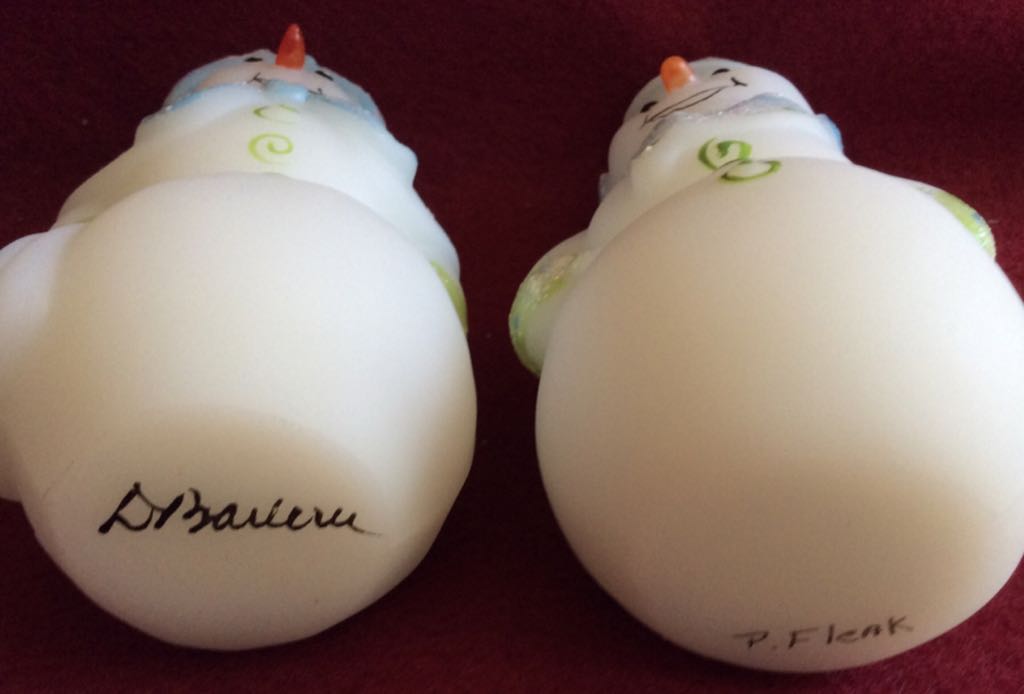 Snowman/Snowlady - D Barieru art collectible - Main Image 2