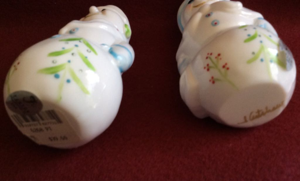 Snowman/Snowlady - J Cutshaw art collectible - Main Image 2