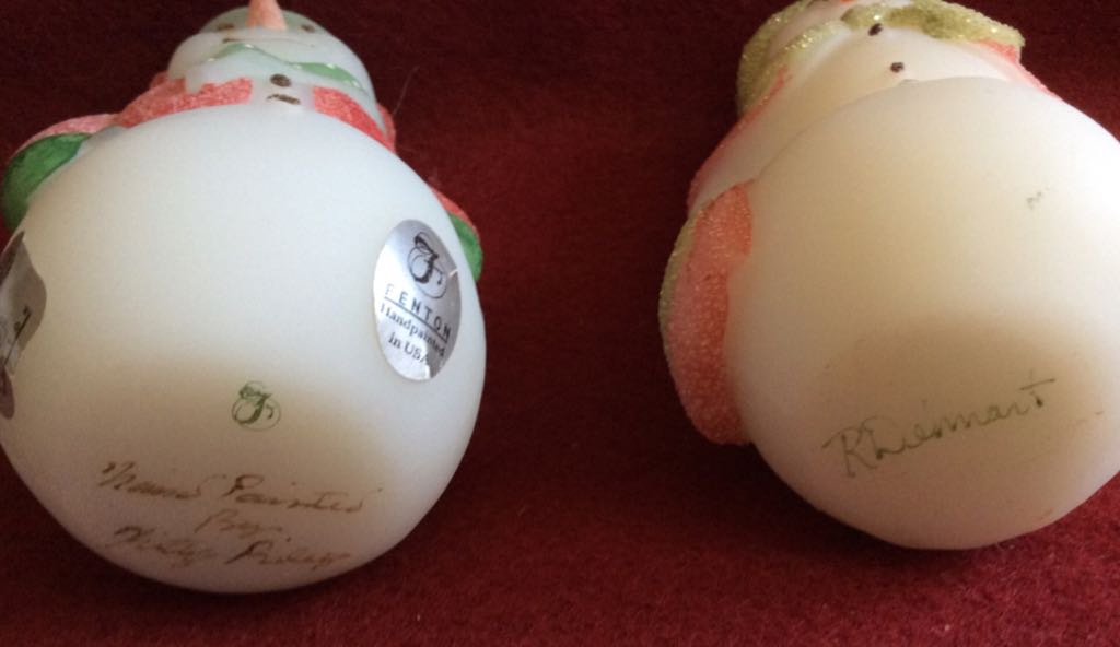 Snowman/Snowlady - ? Phillips, art collectible - Main Image 2