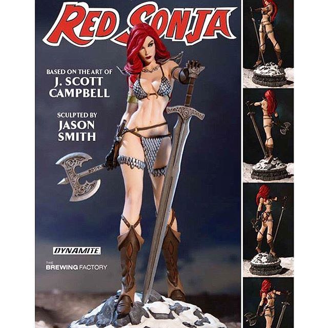 Red Sonja (Women of Dynamite Series) - Jason Smith art collectible - Main Image 2