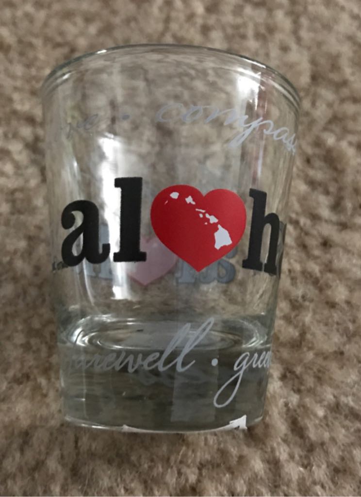 Aloha - Shot Glass art collectible - Main Image 2