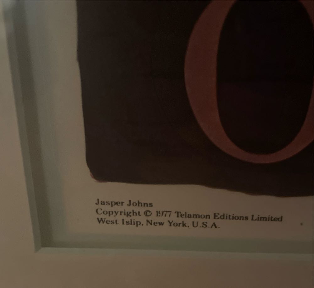 Jasper Johns “Whitney Museum Of American Art” Poster - Jasper Johns art collectible - Main Image 3