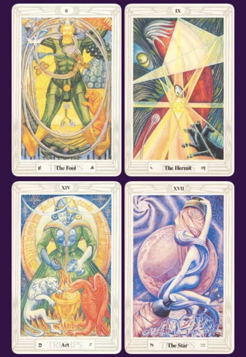 Thoth Tarot - Aleister Crowley, art collectible - Main Image 2