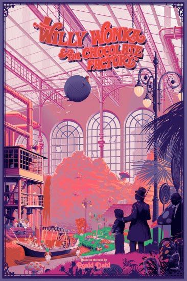 Willy Wonka And The Chocolete Factory - Laurent Durieux art collectible - Main Image 1