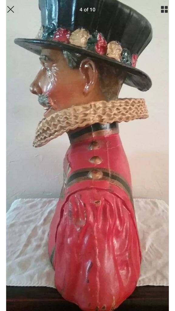 Beefeaters Paper Machine Bust - Artist Unknown art collectible - Main Image 2