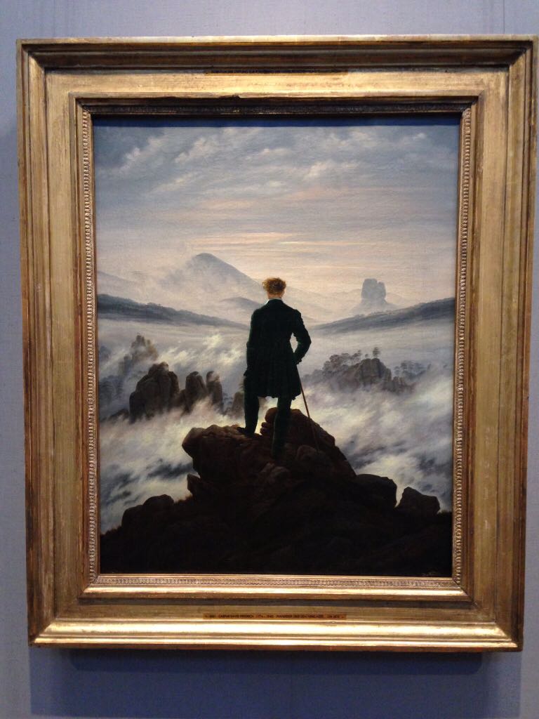 Vandrer over tågehavet - Friedrich art collectible - Main Image 2