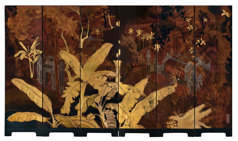 Paysage du Tonkin (Tonkinese Landscape)  Pham Hau  - Pham Hau art collectible - Main Image 2