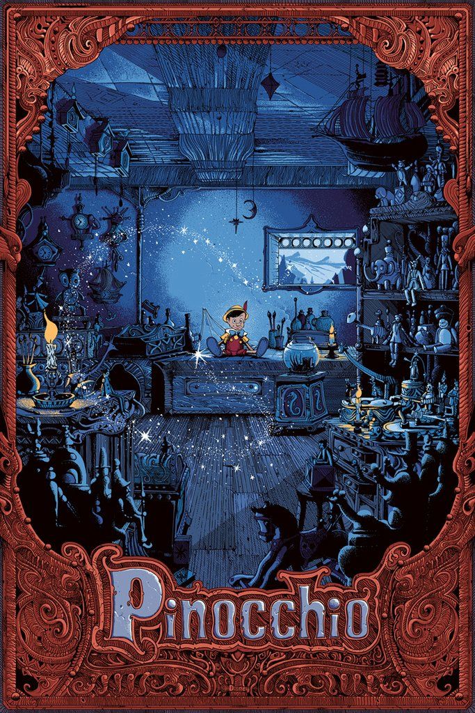 Pinocchio - Killian Eng art collectible - Main Image 1