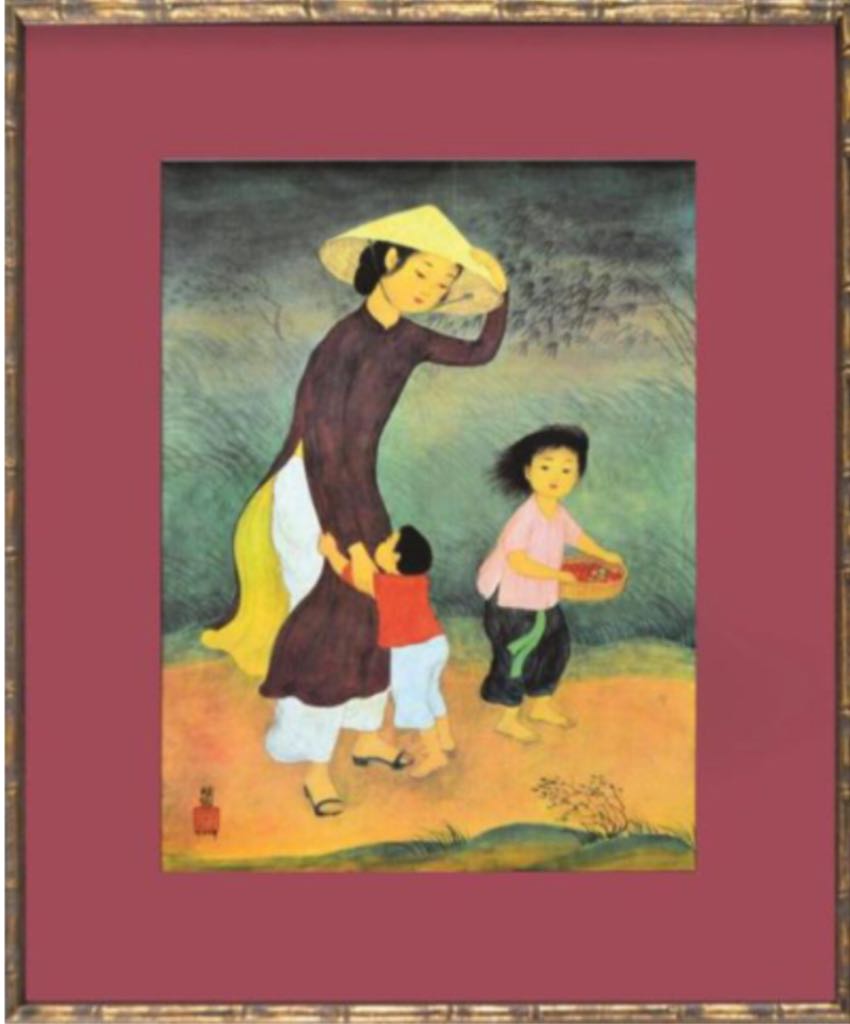 LE COUP DE VENT. REPRODUCTION - Mai Trung Thu art collectible - Main Image 2