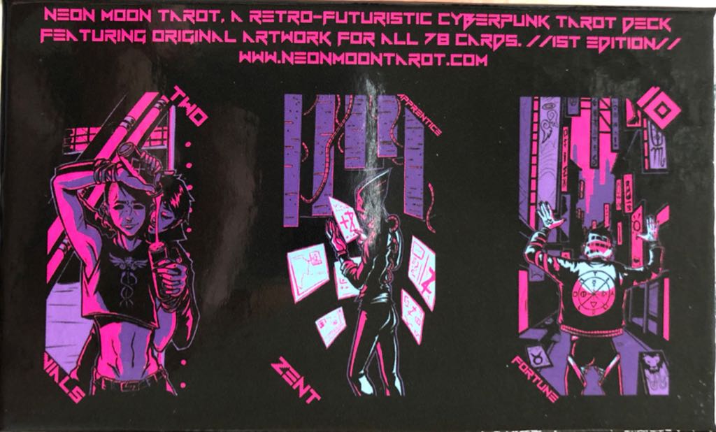 The Neon Moon Tarot - Pixel Occult art collectible - Main Image 2