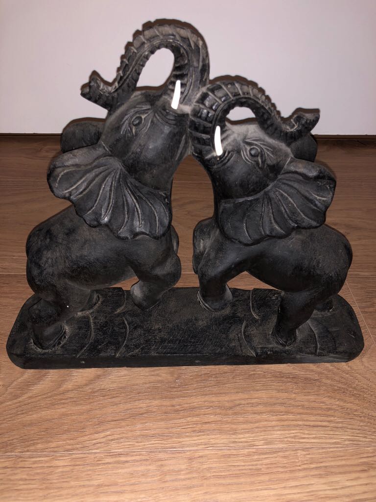 Elephants Statue - Artist Unknown art collectible - Main Image 2