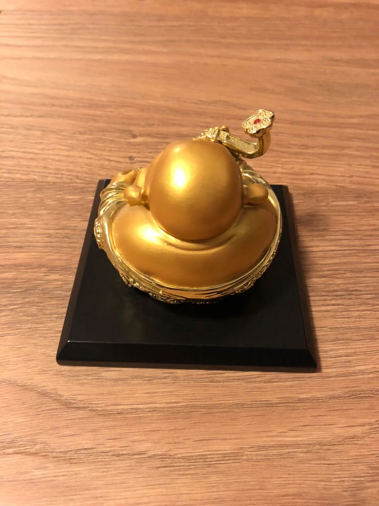 Golden Buddha Statue - Artist Unknown art collectible - Main Image 2