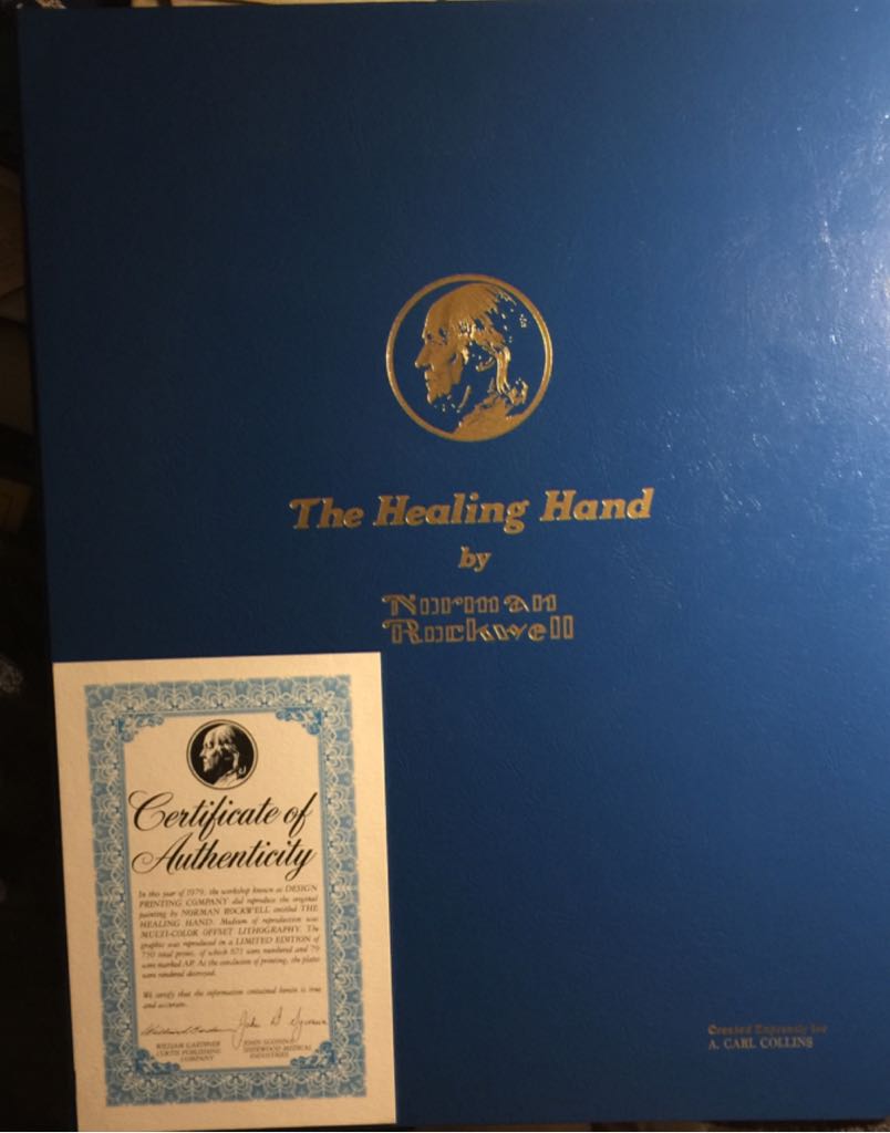 The Healing Hand - Norman Rockwell art collectible - Main Image 2