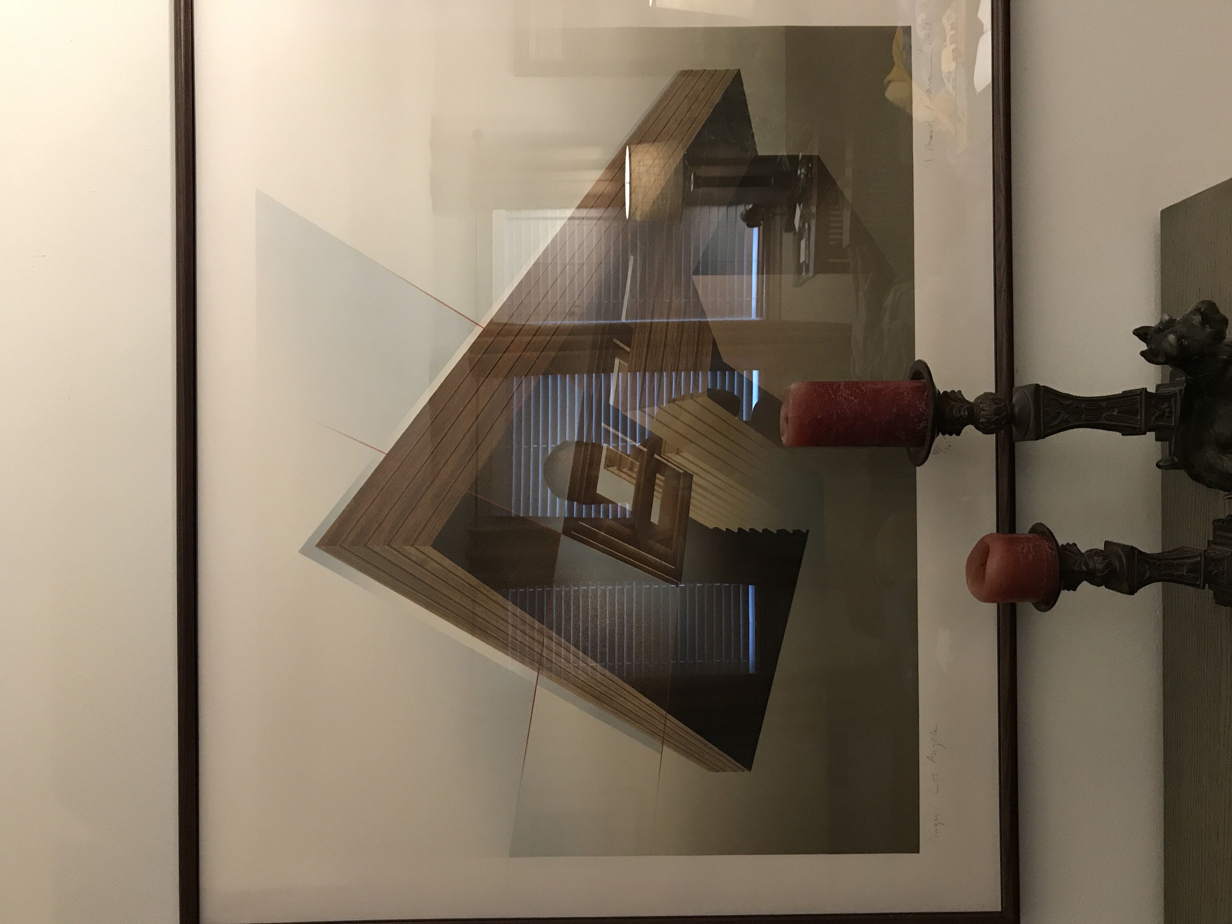 Green Depression Glass Vase