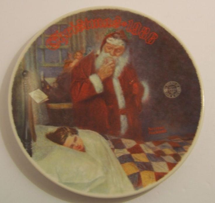 1986 Deer Santy Claus - Norman Rockwell art collectible - Main Image 1