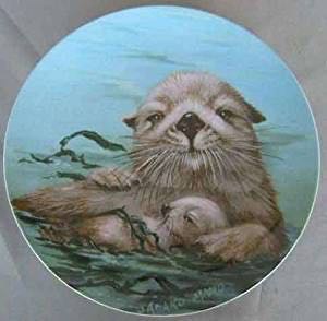 1980 California Sea Otters - Sadako Mano art collectible - Main Image 1