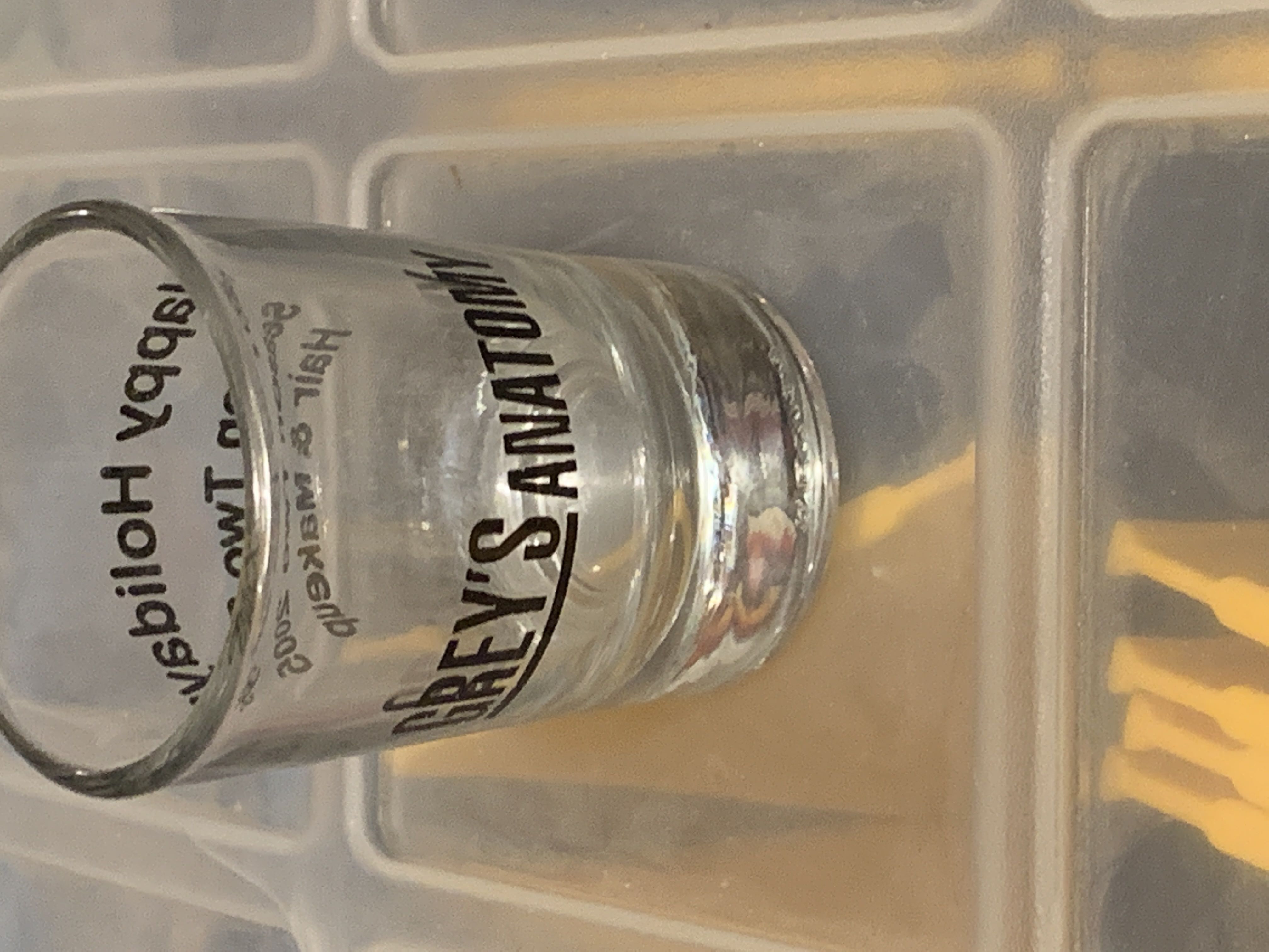 Grey’s Anatomy Shot Glass  art collectible - Main Image 1